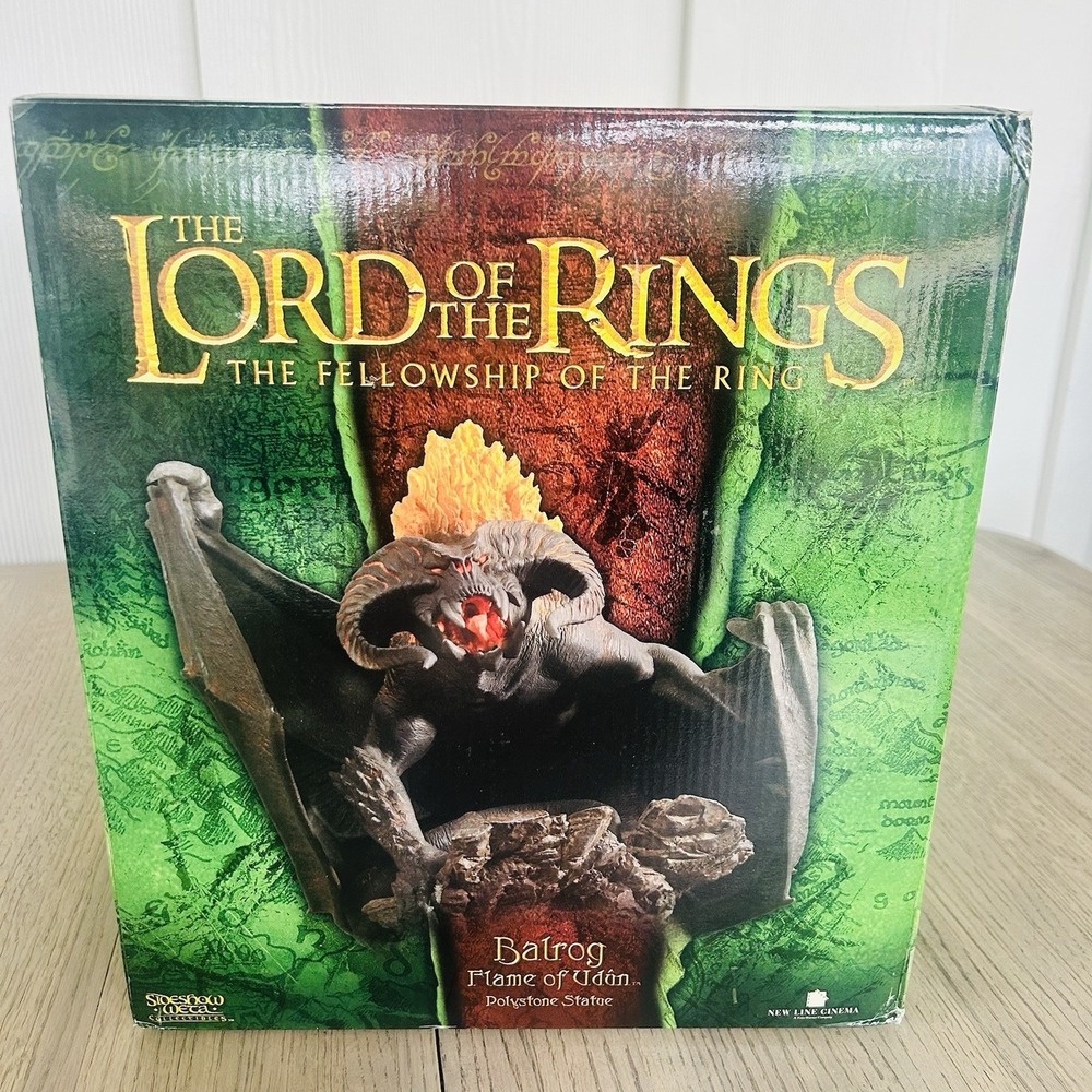 Balrog Flam of Udun Statue Lord of the Rings FOTR Sideshow Weta Collectables